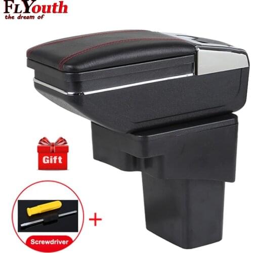 For Nissan Juke 2014-2017 Car Armrest Box Central Store Content Box Cup Holder Ashtray Interior Decoration Car-Styling Accessory
