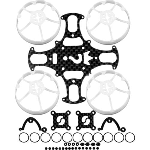 FEICHAO TinyPusher 1.5" 75mm Frame for 2-3S AIO Flight Control 1103 Motor for Tinywhoop FPV Racing RC Drone Aircraft Quadcopter