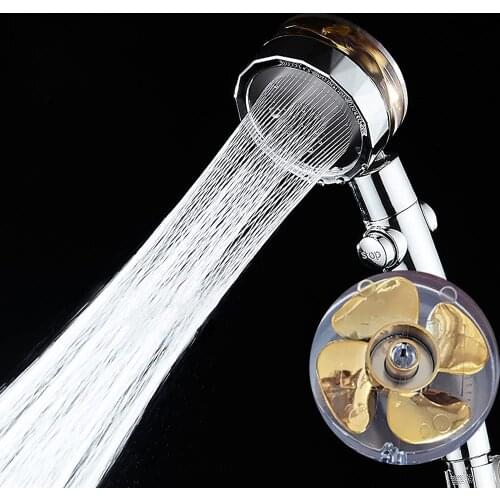High Pressure Water Saving Shower Head High-pressure Shower Faucet with Filter Handheld Turbocharged Shower Heads 360 Rotating