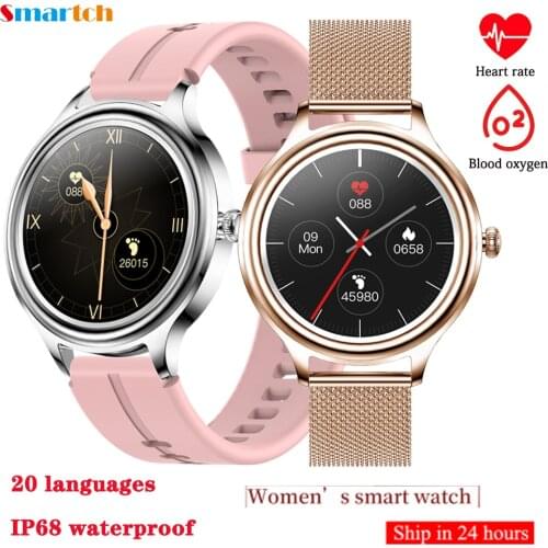 New Smart Watch Lady Smart Wristband IP68 Waterproof Heart Rate Blood Oxygen Sport Fitness Tracker DIY Custom Dial PK DT66 KW10