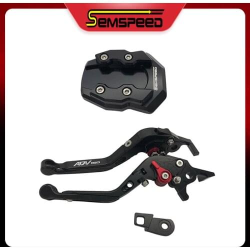 Clutch Brake Lever-Side Stands Plate Pedals Pad Set Semspeed Motorcycle brake levers for Honda ADV 150 adv 150 2019 2020