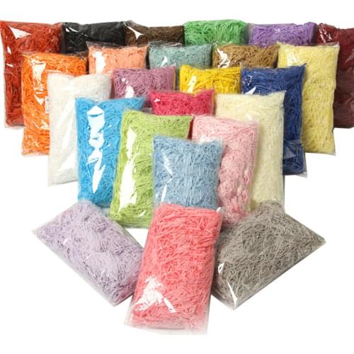 200g Raffia Shredded Paper Folded Paper Packing Box Gift Box Sugar Box Filling Material Party Decoration Event Decor Gifts Decor