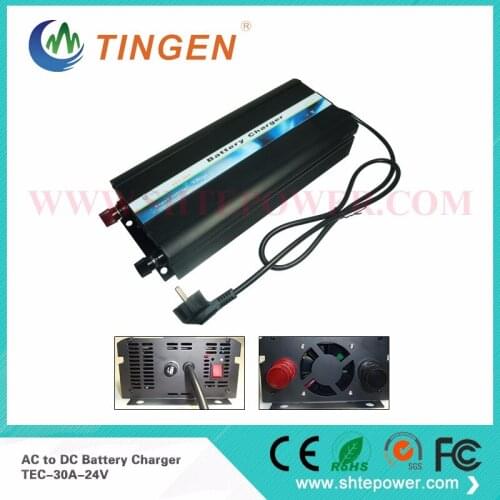 Ac 220-240v to dc car lead acid battery charger 24v 30a