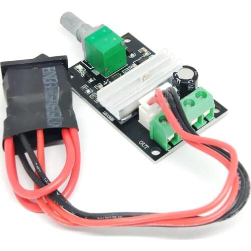 1Pcs PWM Motor Speed Control Adjustable Reversible Switch Regulator DC 6V 12V 24V 3A 80W Governor