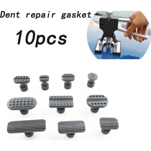 10pcs/set plastic gasket car sheet metal repair gasket dent removal gasket car repair tool dent puller sucker