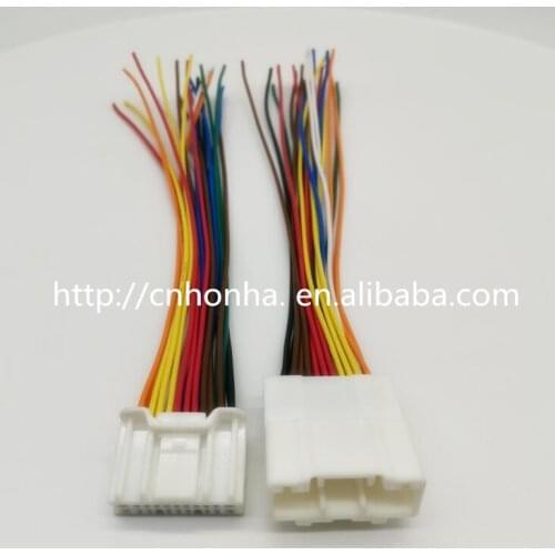 20 pin male female wire to wire cable harness connector 20AWG 20cm 6098-5622 6098-5613