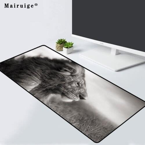 Mairuige Large Mouse Pad Animal Lion Pattern Game Console Accessories Computer Notebook Office Keyboard Game Mouse Pad Desks