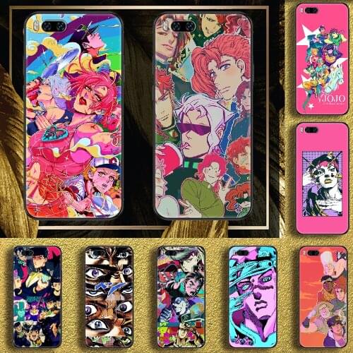 Anime Jojo Phone case For Xiaomi Mi Max Note 3 A2 A3 8 9 9T 10 Lite Pro Ultra black pretty cover luxury coque silicone