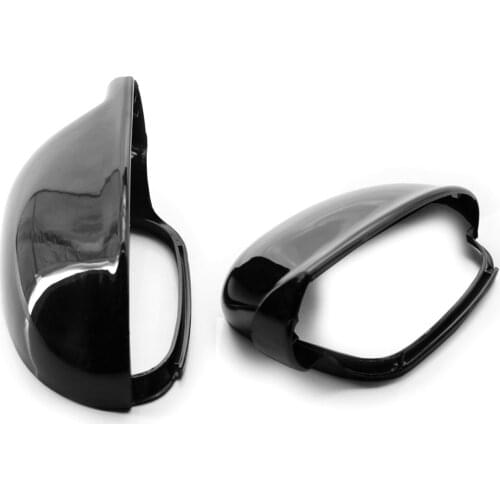 Car Black Rearview Mirror Cover For VW GOLF Jetta MK5 Passat B6 EOS