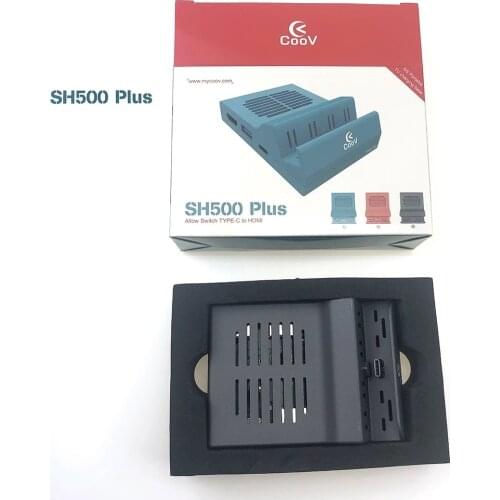 For COOV SH500PLUS Nintendo SWITCH HDMI-compatible for NS switch base TypeC Replacement Dock Mount USB Port Dock Station