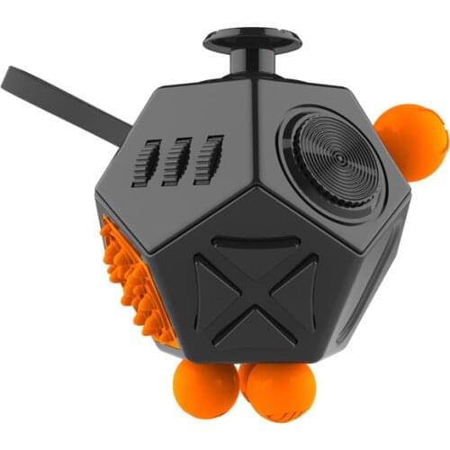 EDC Hand For Autism ADHD Anxiety Relief Focus Children 12 Sides Anti-Stress Magic Stress Fidget Toys