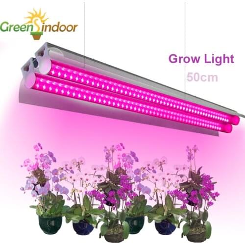 Grow Light LED Lamps For Greenhouse 50cm Phyto Lamp For Flowers Indoor Full Spectrum House Hydroponic Plant Light Growth 2T