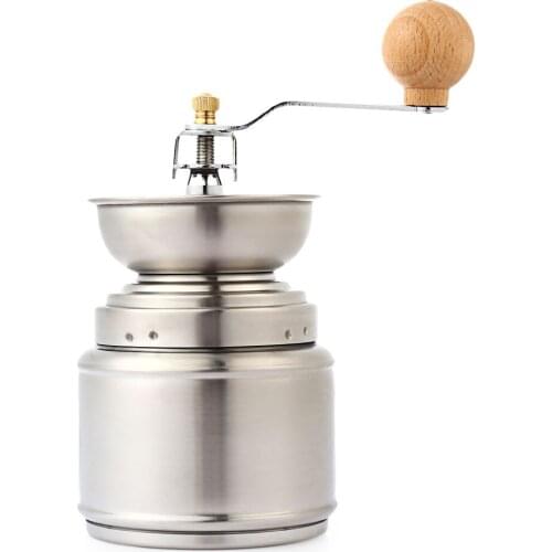 Coffee grinder Portable multi-function manual coffee grinder stainless steel adjustable ceramic coffee grinder 014