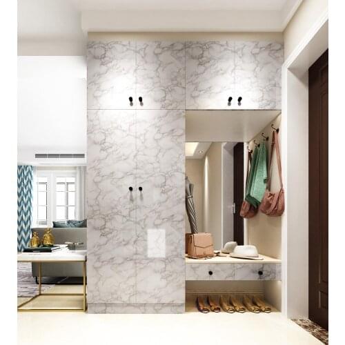 Room Furniture Desktop Waterproof Marble Wallpaper Vinyl Self-adhesive Contact Paper Home Decoration Wall Stickers Flowers