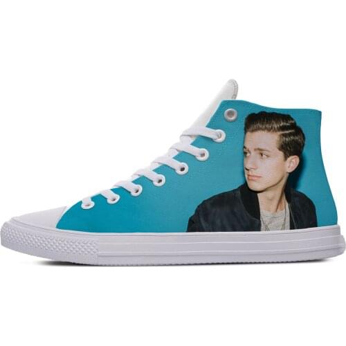 Pop Singer Charlie Puth Popular Hot Cool Fashion Casual Canvas Shoes Breathable Lightweight Sneakers 3D Print For Men Women