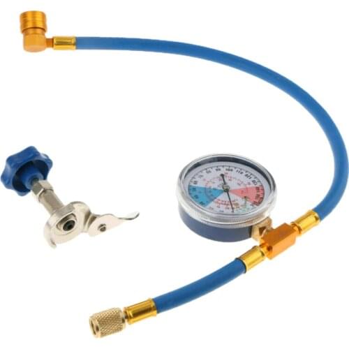 New Car R134A A/C Air Conditioning Refrigerants Recharge Charging Hose Pipe Gauge Auto Car Accessories