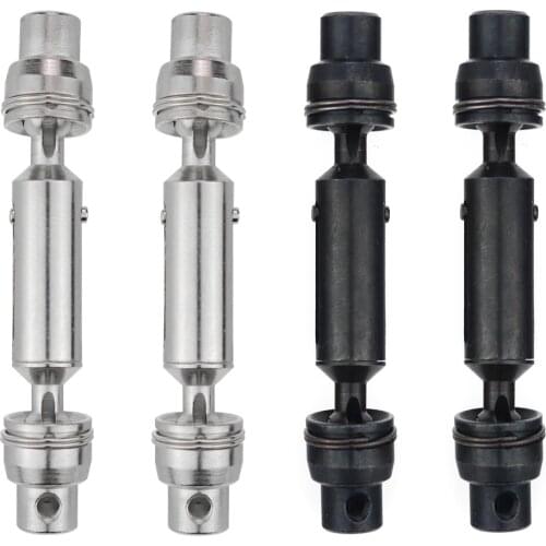 2PCS Upgrade Metal Drive Shaft Silver For Henglong WPL B1 B16 B24 B36 C14 C24 C34 JJRC Q60 Q61 Q65 MN D90 D91 RC Car Spare Parts