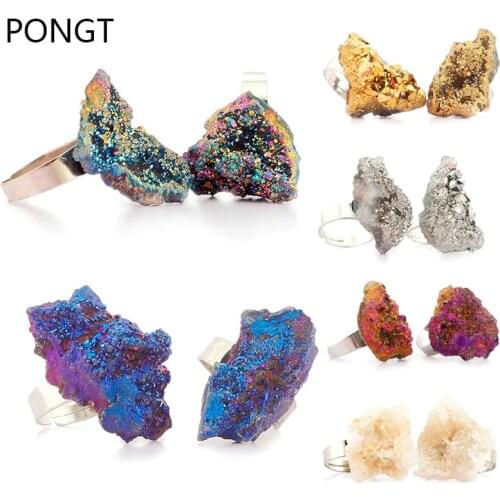 PONGT Rings With Crystals