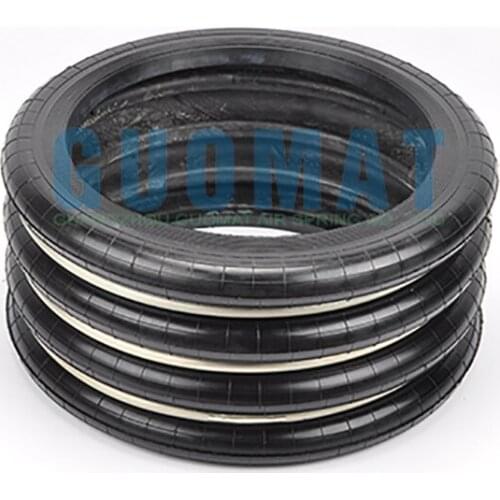 Rubber Air Spring Cushion F- 350-4 With Triple Steel Girdle Ring Replace 350-4