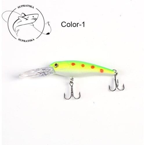 Diving Depth 0.5-1.5M Anti-Corrosion Bionic Plastic Fishing Lure Artificial Minnow 7.3G/9CM High Quality Fishing Lure Hard Bait