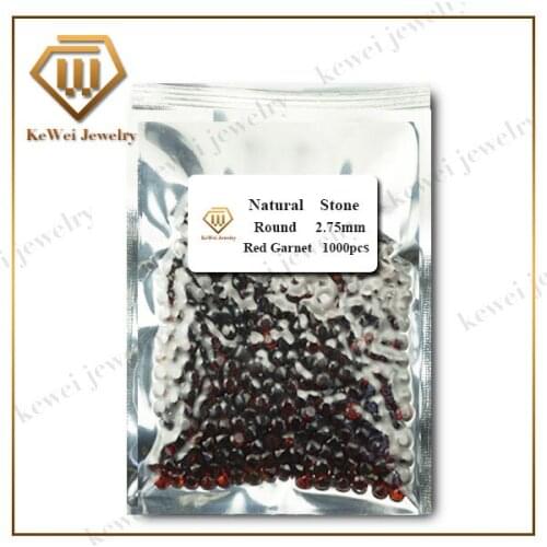 Natural Garnet Stone1.0mm-3.5mm 100pcs Good Quality Garnet Nature Stone