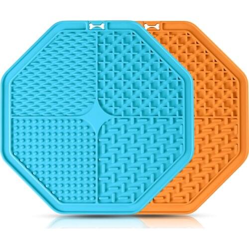 Silicone Dog Feeding Lick Mat Cat Feeder Licking Pad For Dogs Cats Lickimat Dog Bath Buddy Slow Feeder Food Sucker Cats Lick Pad