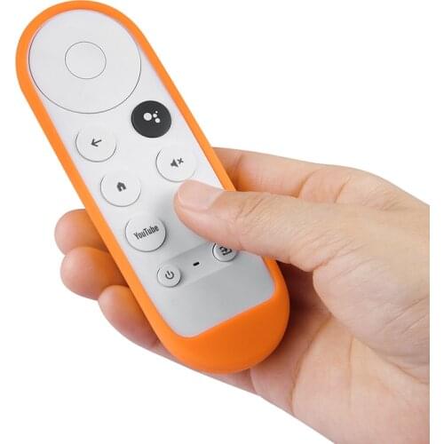 Anti Oil, Anti Fouling, Anti Falling, Washable Silicone Case for Chromecast Google TV 2020 Voice Remote Controller