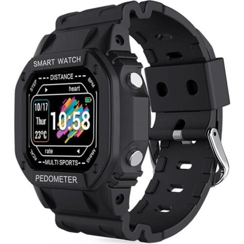 I2 Smart Watch Dustproof Waterproof TPU Heart Rate Blood Pressure Sleep Monitor Watch for Fitness