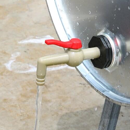 Thicken Water Tank Adapter Gaden Hose Drain Valve Faucet Garden Irrigation System for 200L Tank High Quality