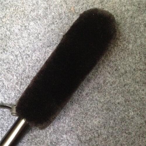 18cm Long Interview Microphone Fur Windproof Camera Mic Wind Proof Sweater Plush Cover Wind Shield 4CM Inner Diameter
