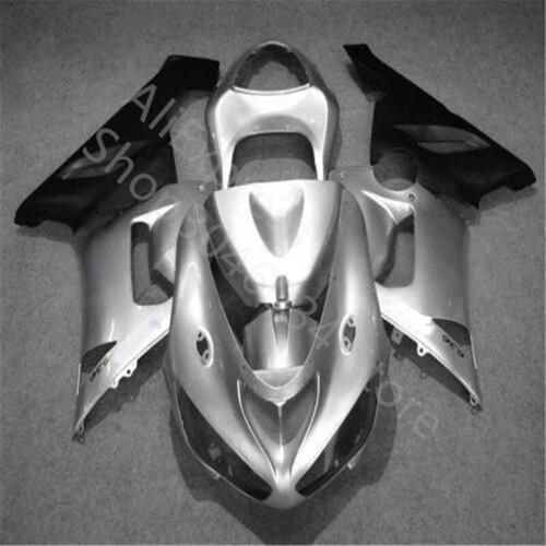 100%NEW Fairing For KAWASAKI silve black NINJA ZX6R 05-06 ZX 6R 636 ZX-6R 05 06 2005 2006 ZX6R 636