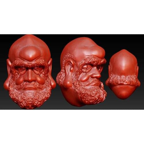 3D model for cnc machine in STL format 4 axis relief/computer sculpture Dharma