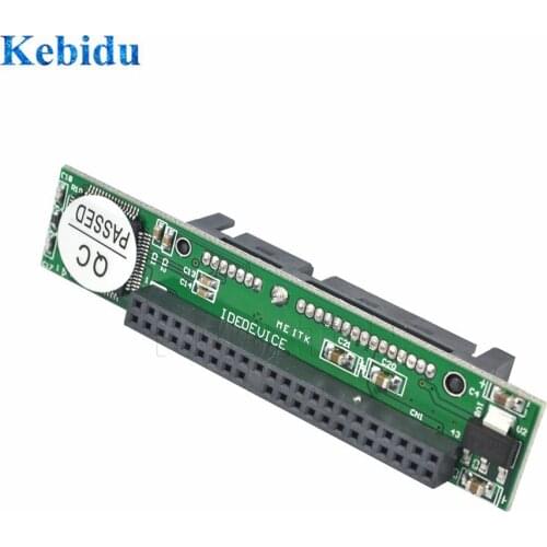 Kebidu IDE 44 pin 2.5 Inch to SATA PC Adapter Converter 1.5Gbs Support ATA 133 100 HDD CD DVD Serial Hard Disk