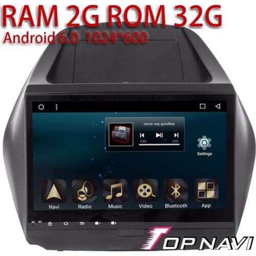 Car GPS Navigation for Hyundai ix35 2010 10.1'' Topnavi Android Big Screen Auto Multimedia with Bluetooth WIFI 3G Dongle