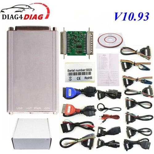 Carprog V10.93 Full Set 21 Adapters ECU Programmer Chip Tuning OBD2 Scanner Universal Repair Tool For Car Radio Dash Odometers