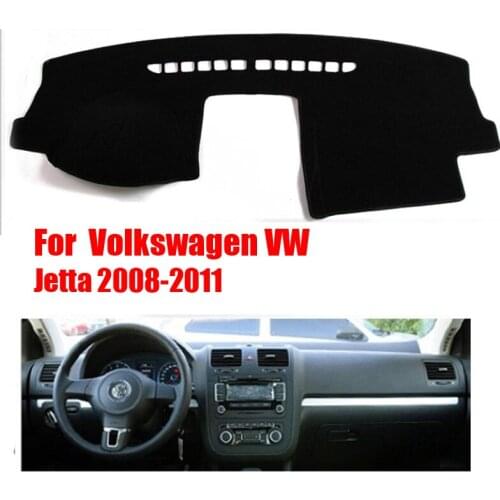 FUWAYDA Car dashboard covers for VOLKSWAGEN VW Old Jetta 2008-2011 years Left hand drive dashmat pad dash cover auto