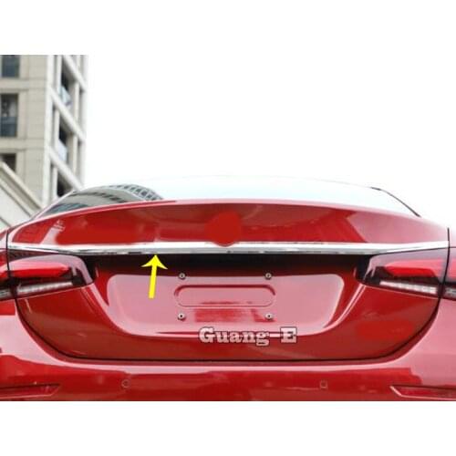For Mercedes Benz A Class W177 A180 A200 A250 2019 2020 Car ABS Chrome Back Rear Door Trunk Tailgate Frame Plate Trim