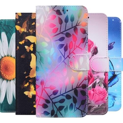 Butterfly Flip Cover For Samsung Galaxy J4 J6 A6 A8 Plus 2018 J3 J7 J5 2017 A12 A32 A42 A52 A72 A30S A50 M31 Leather Wallet Case