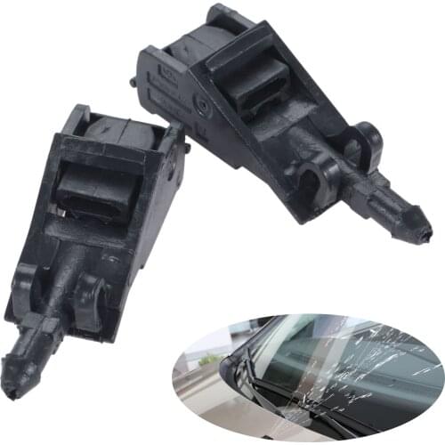 6RD955985 6E0955985B 6E0955985A For VW Golf Jatta Bora MK4 Passat B5 Polo 2Pcs Front Windshield Washer Jet Wiper Spray Nozzle