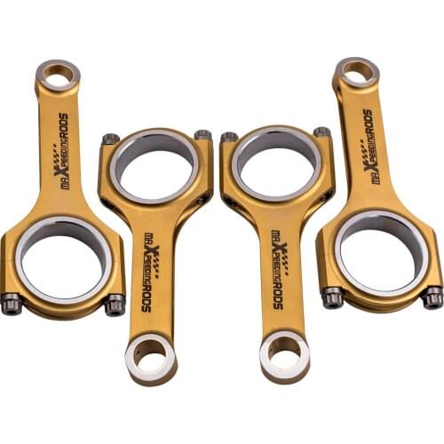 4x Titanizing H-Beam Connecting Rod for Mercedes-Benz M274 2.0T W212 W205 W213 138.6mm APR2000 Bolts Conrod Floating Balanced