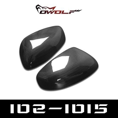 2Pcs For Mazda Old RX8 Refitting Carbon Fiber Rearview Mirror Cover Car Mirror accessories