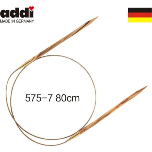 Addi 80 cm Circular Knitting Needles Olive wood 575-7