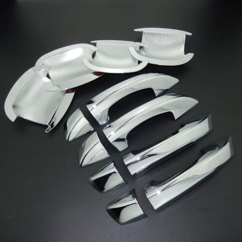 For Volkswagen VW Sharan MK2 7N 2010-2019 ABS Crhrome Door Handle Cover Trim Door Bowl Cover 2011 2012 2013 2014 2015 2016 2017