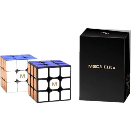 MGC Elite 3x3 Magnetic Speed Cube 3*3*3 Black Sticker Magic Cube 3x3x3 Cubo Magico 3x3 Professional Puzzle Toy Children Gift