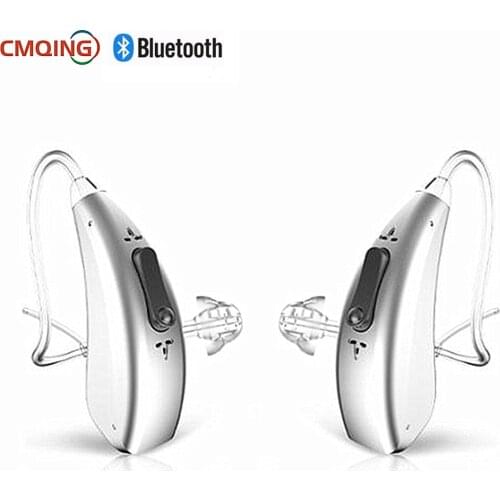 A Pair Bluetooth Digital Hearing Aid Mini Rechargeable Ear Hearing Device Sound Amplifier Digital Hearing Aids Sounds Amplifier