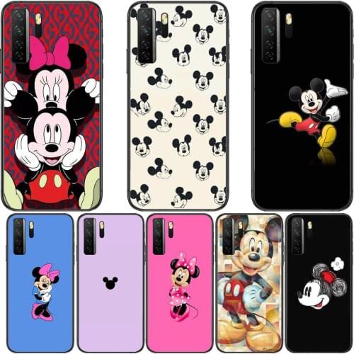 Cartoon fun cute case phone Black Soft Cover The Pooh For Huawei Nova 8 7 6 SE 5T 7i 5i 5Z 5 4 4E 3 3i 3E 2i Pro Phone Case case