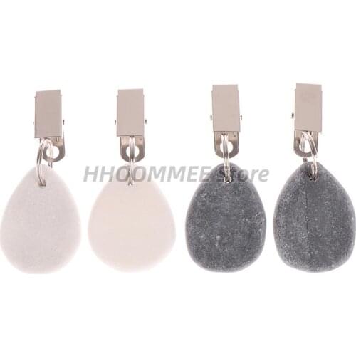 Stainless Steel Metal Holder Clip Buckles DIY Hanging Cloth Party Picnic Table Cover Decorat Teardrop Stone Tablecloth Weights