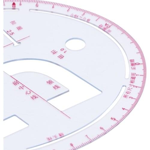 2021 New Sleeve Curve Ruler Measure Plastic for Sewing Dressmaking Tailor Drawing Tool