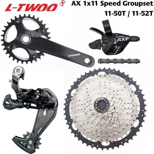 LTWOO Groupset LTWOO AX 11 Speed Crankset Shifter Rear Derailleur 46T 50T 52T Cassette YBN SUMC 11s ChainM8000 M7000 Groupset