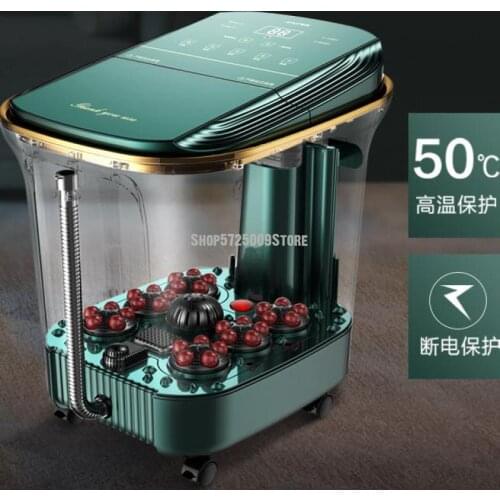 Foot Bath Full Automatic Foot Bath Electric Massage Heating Household Foot Washing Machine Constant Temperature Foot Massager